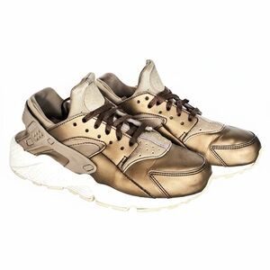 Nike Womens Air Huarache Run AA0523-201 Khaki Running Shoes Sneakers Size 7